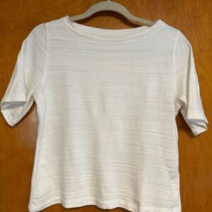 C&C California, slightly boxy basic white tee, XS
